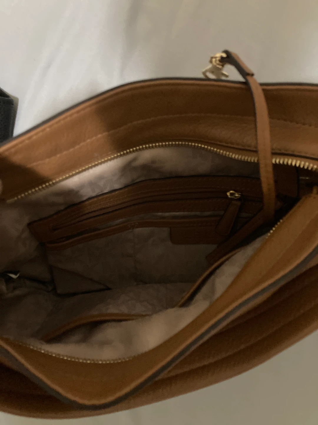 MICHAEL KORS Tan Leather Shoulder Bag - photo 3