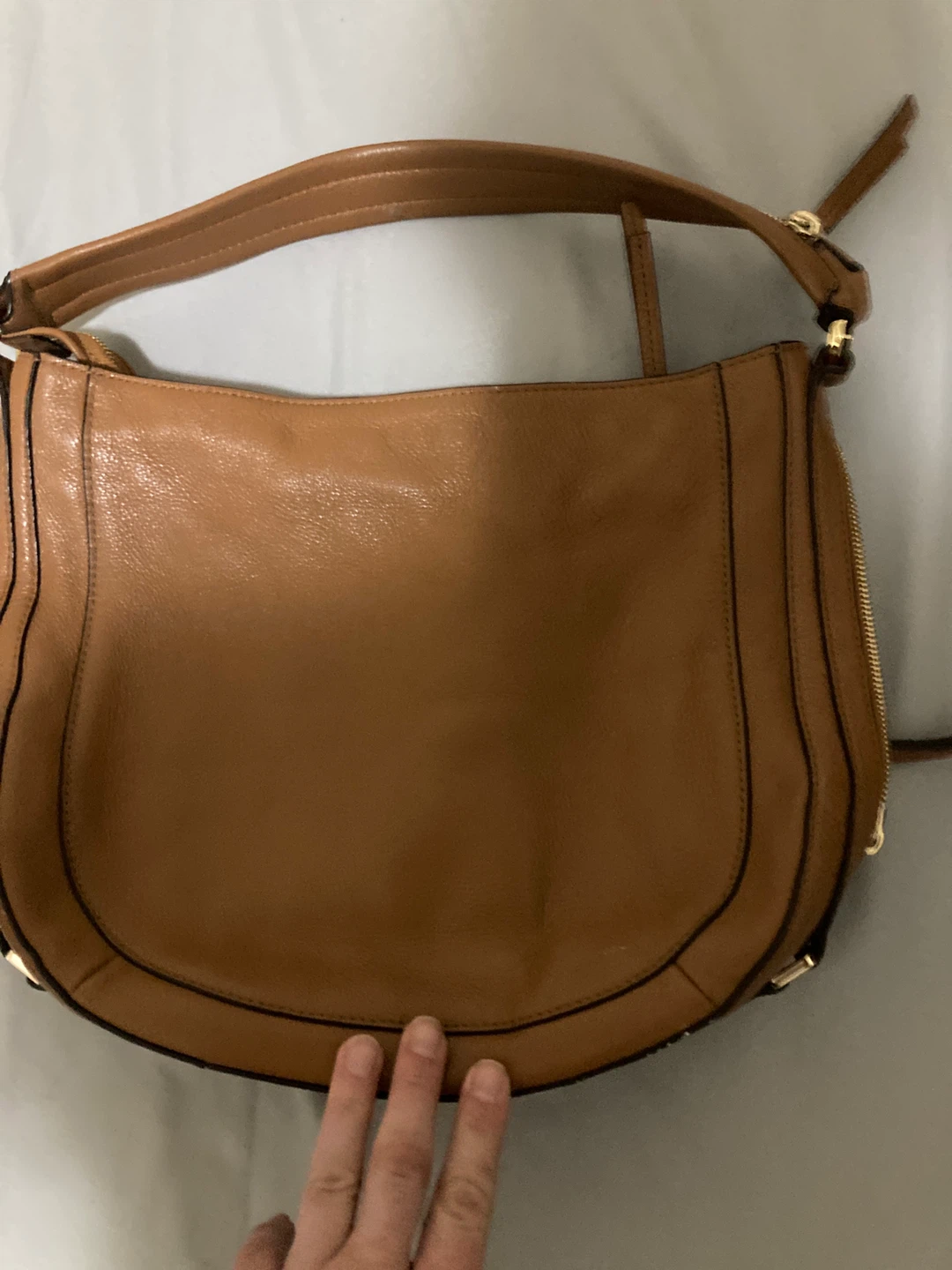 MICHAEL KORS Tan Leather Shoulder Bag - photo 2