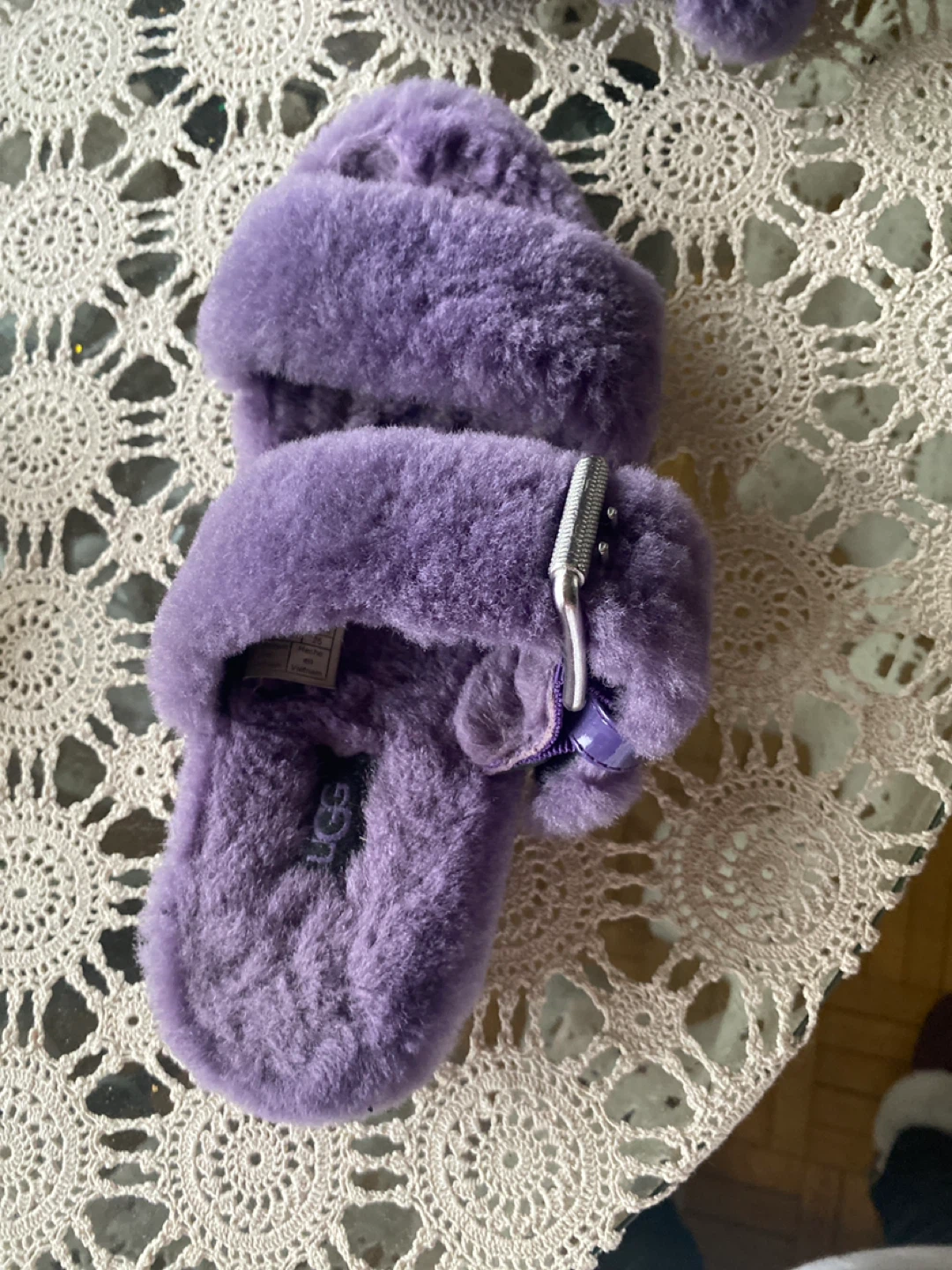 UGG Purple Sheepskin Slippers