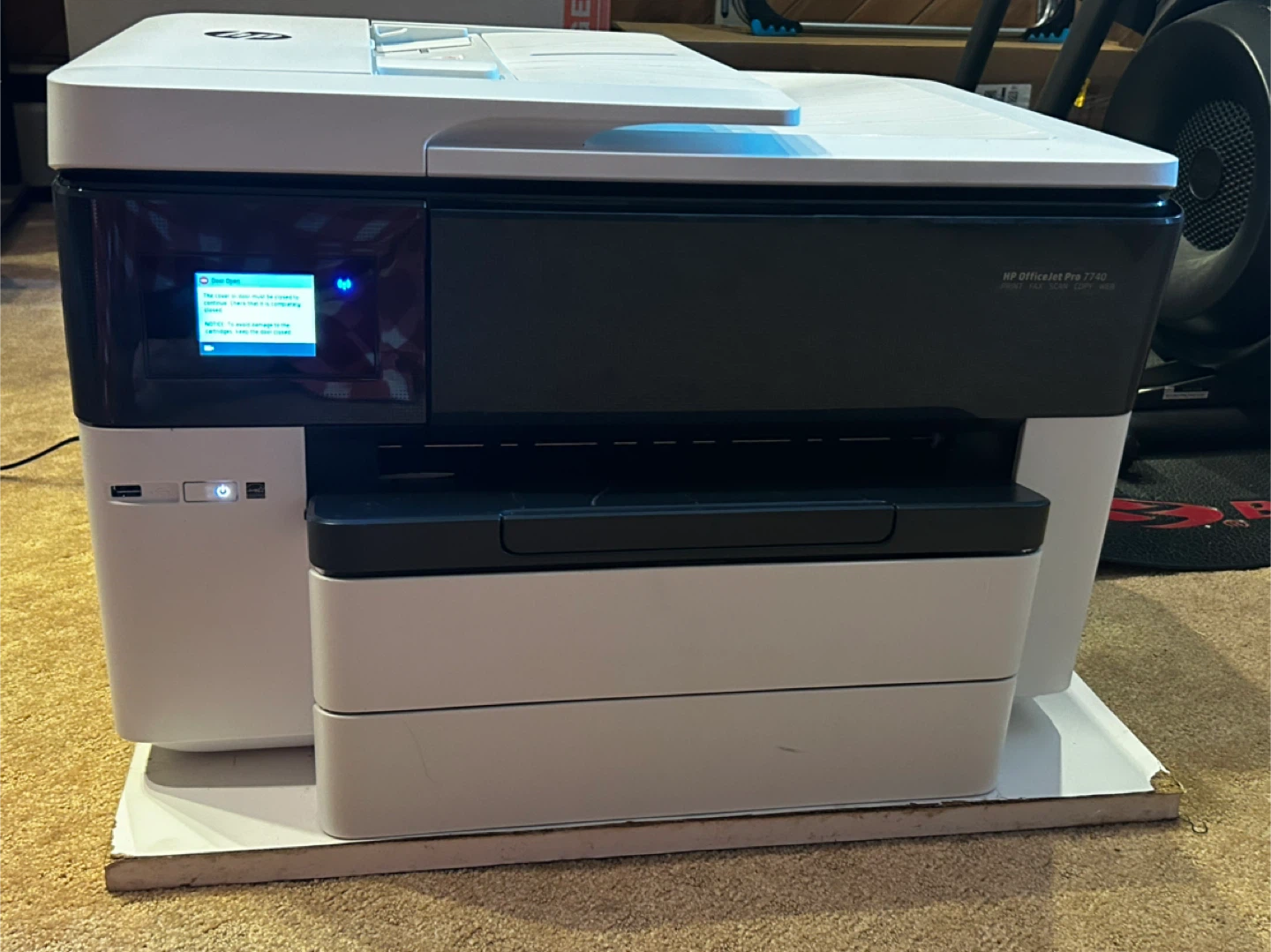 HP OfficeJet Pro 7740 Wide Format Printer Like New