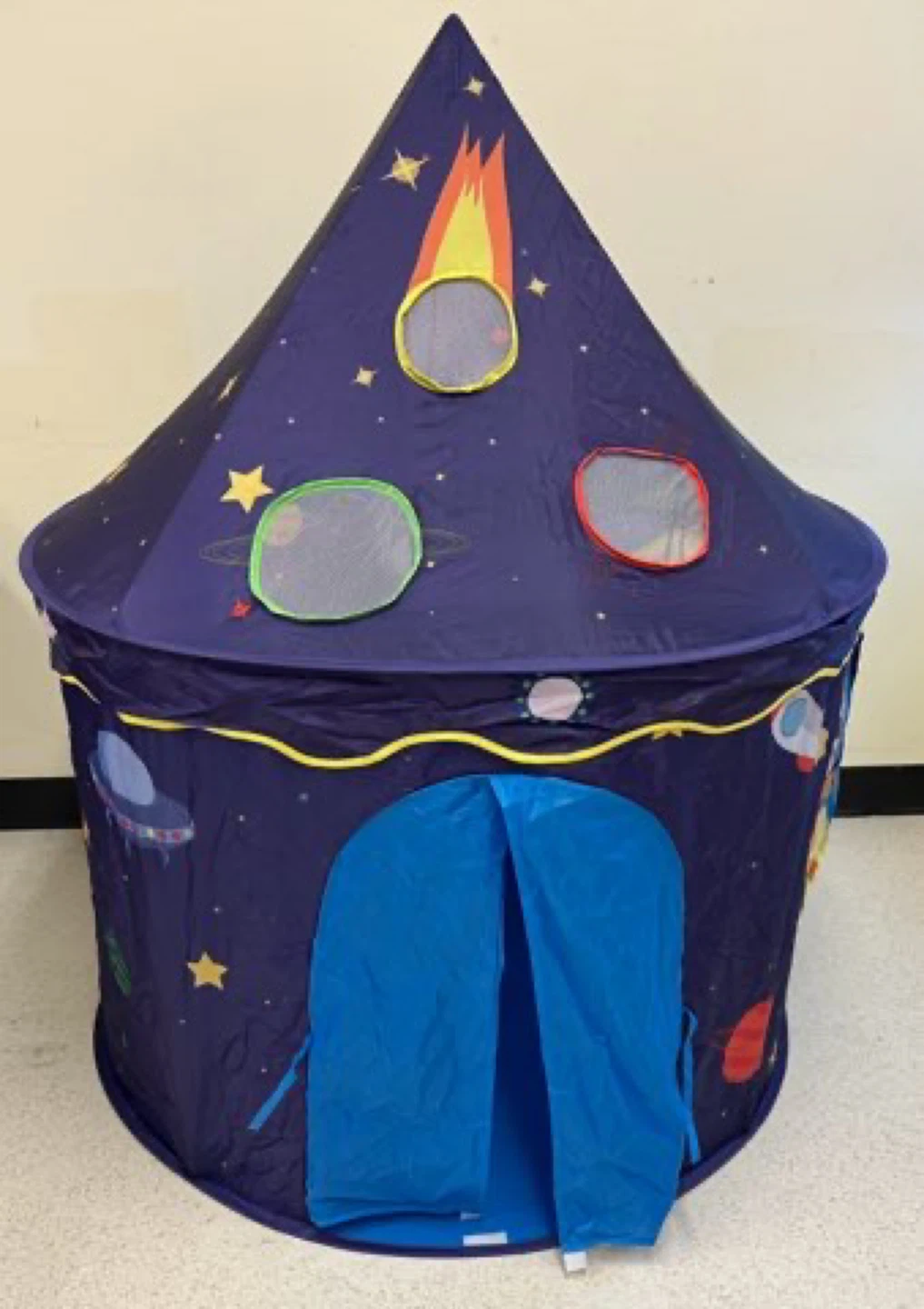 Kids Play Tent - Space Rocket Ship Design
