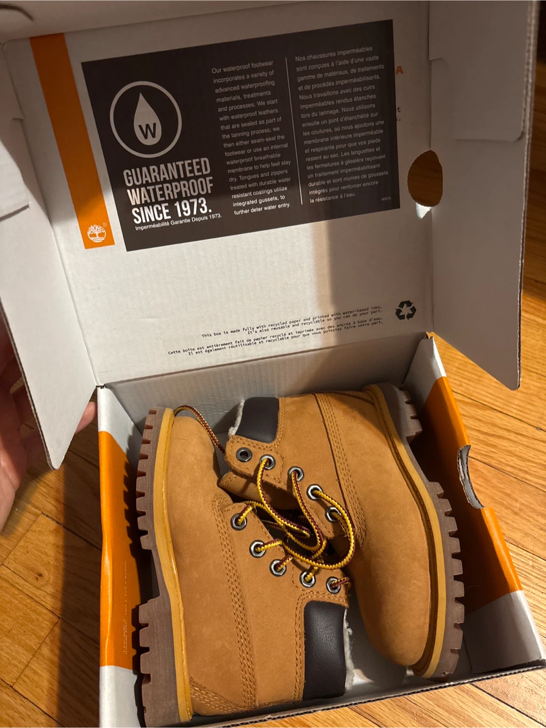 Brand New Size 7 Toddler Timberland Boots
