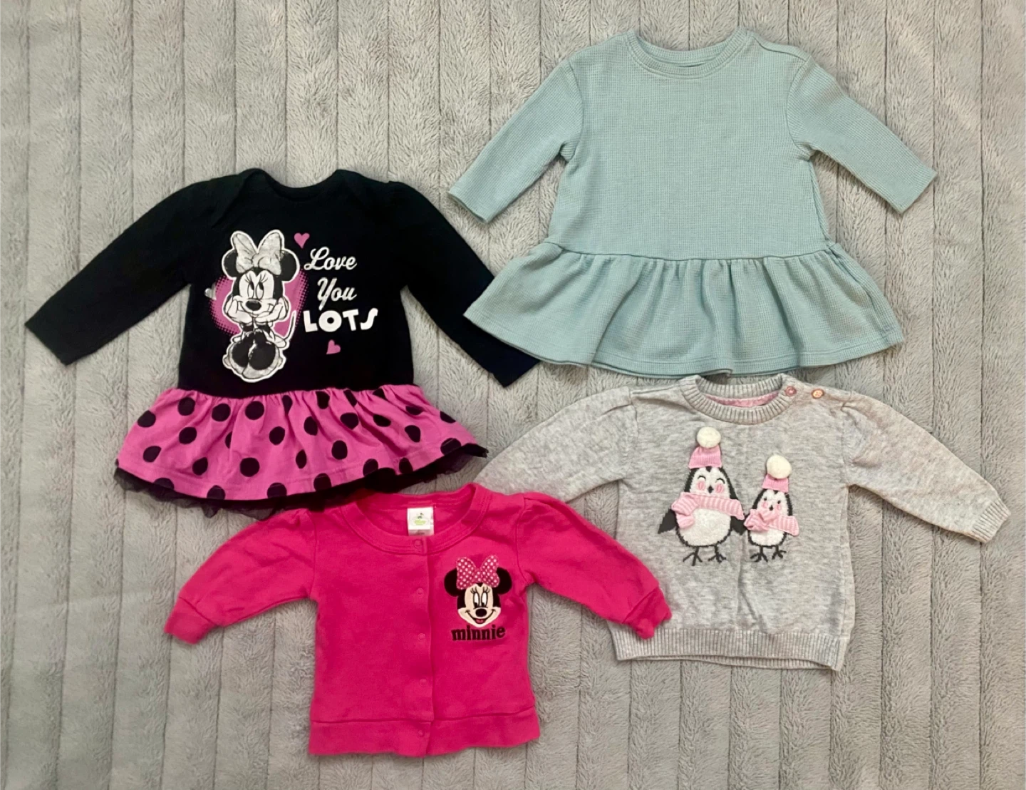 3-6 month girls tops & dresses