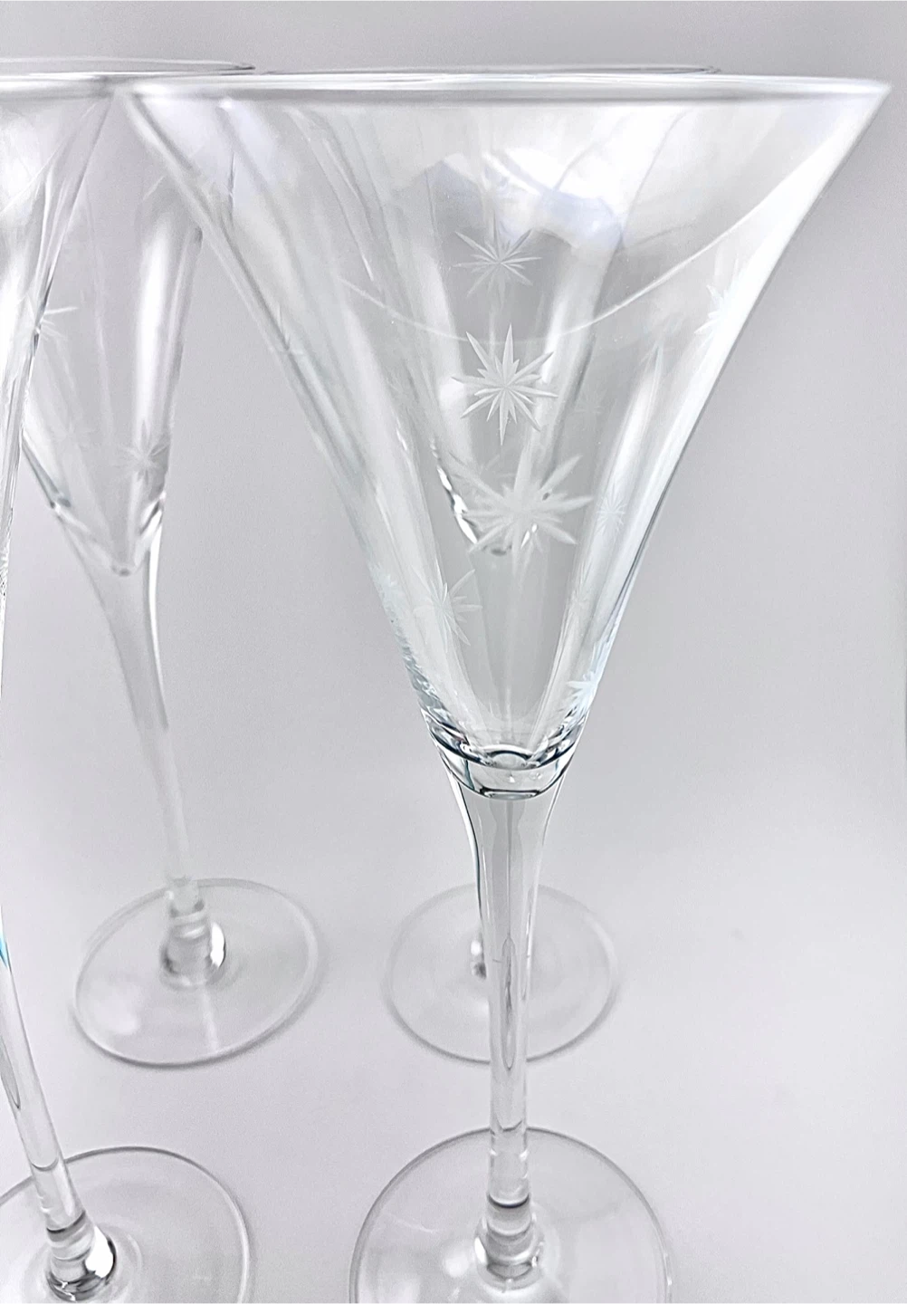 Set 4 Waterford Marquis star flute glasses - photo 2