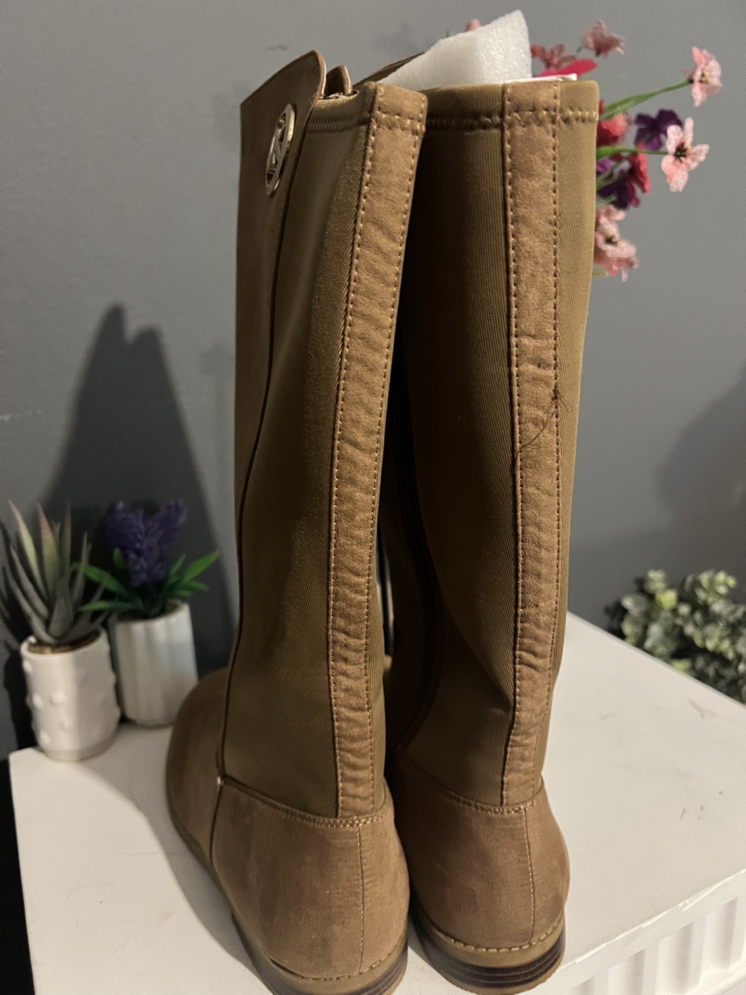 Michael Kors Women's Brown Suede Knee-High Boots - photo 4