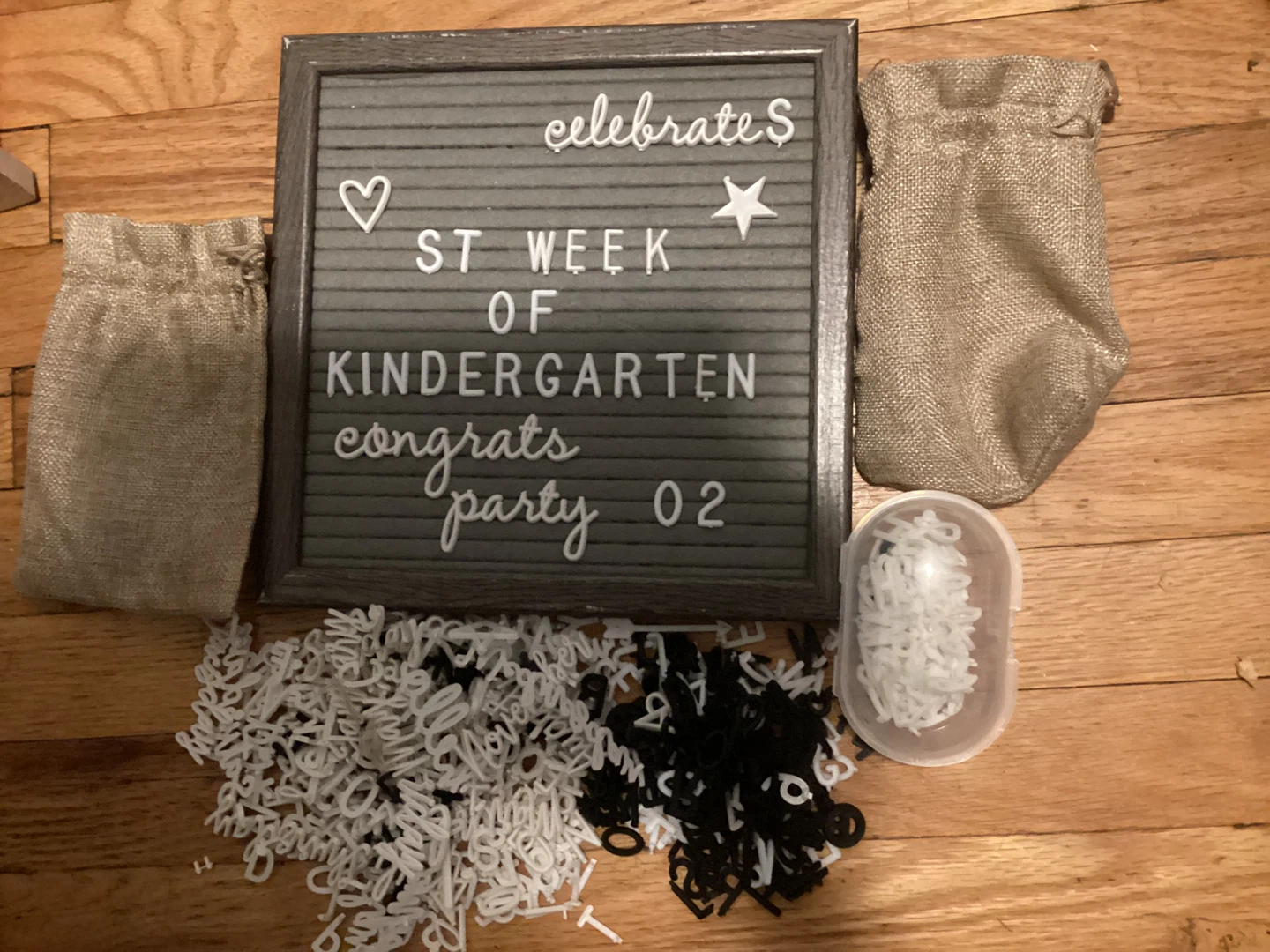 Letter Board Set with Letters and Symbols