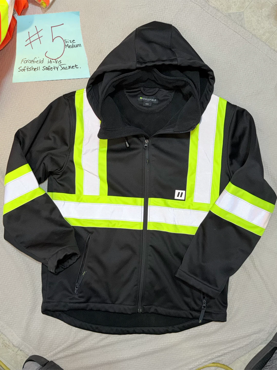 Forcefield Hi-Vis Softshell Safety Jacket - Medium (2 Available)