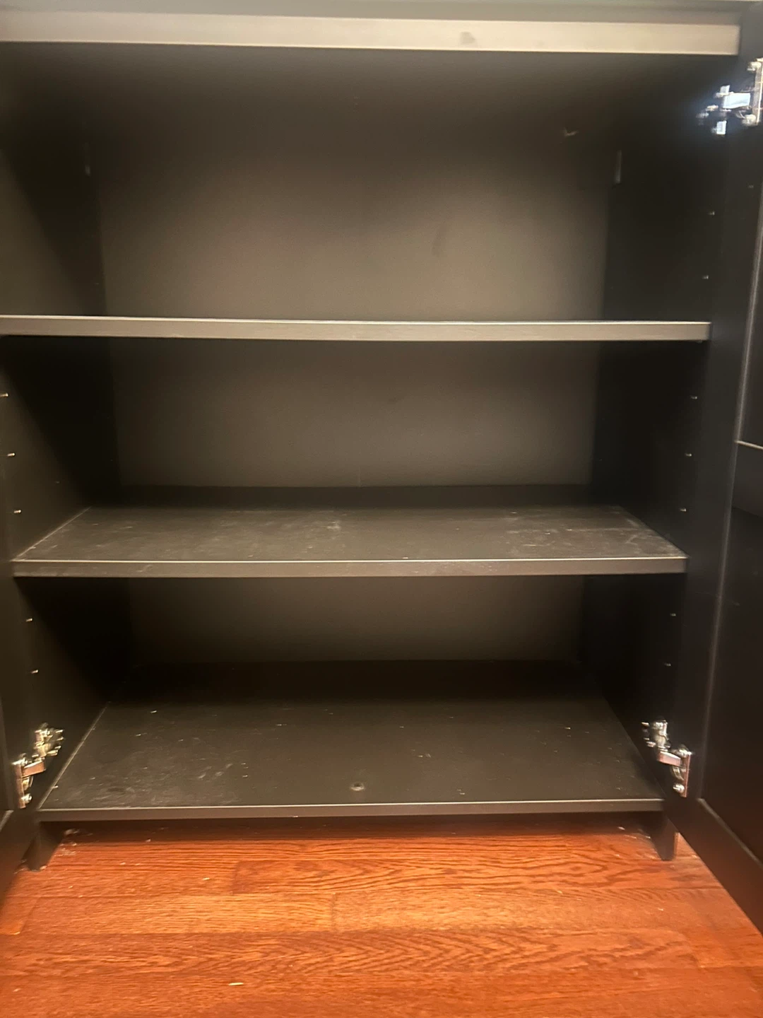Black Two-Door Cabinet - photo 3