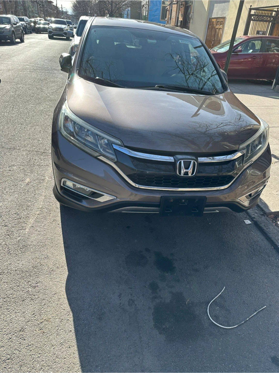 Brown Honda CR-V SUV