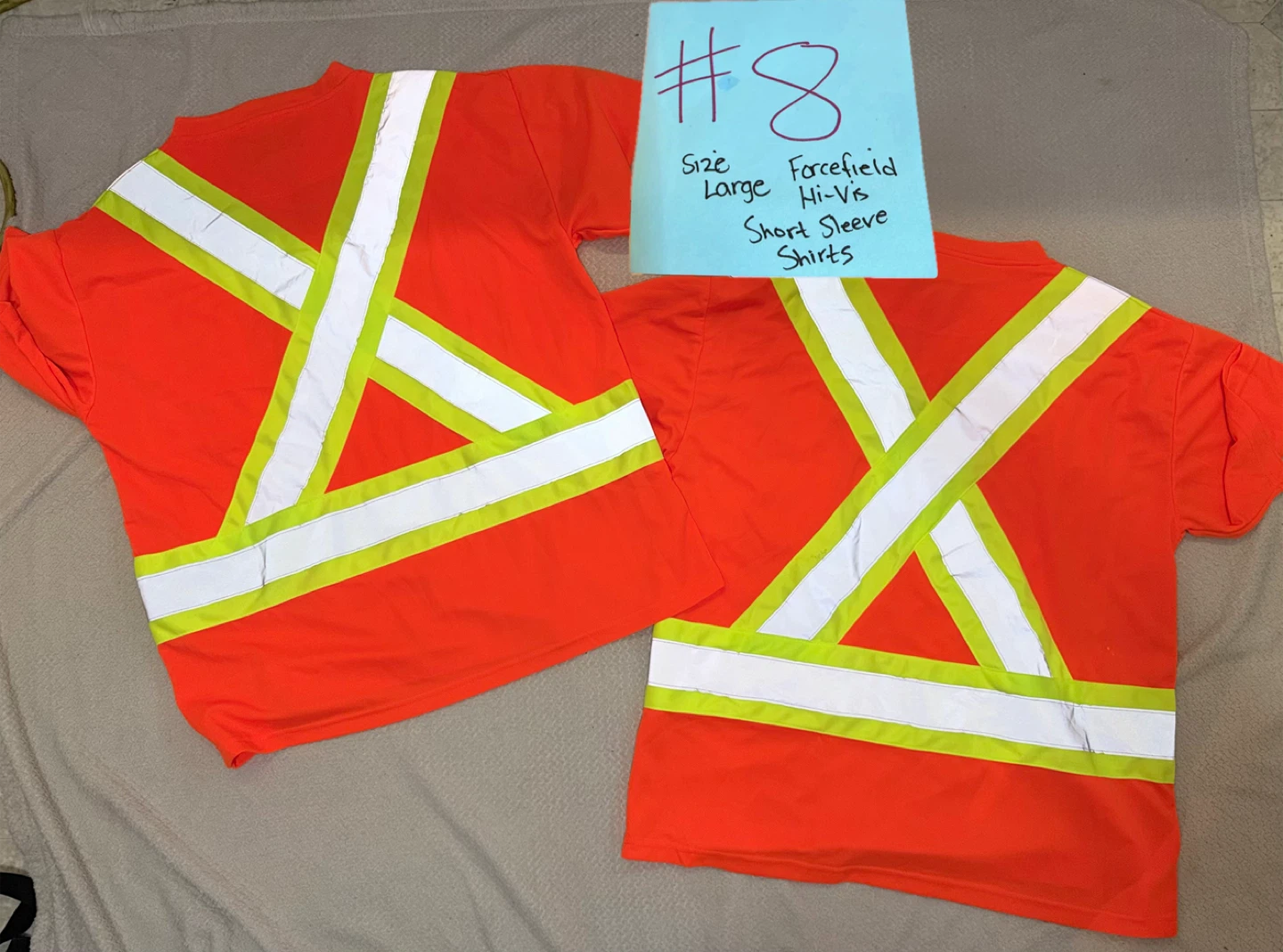 Forcefield Hi‑Vis Short Sleeve Shirts – Size Large (2 Available) - photo 2