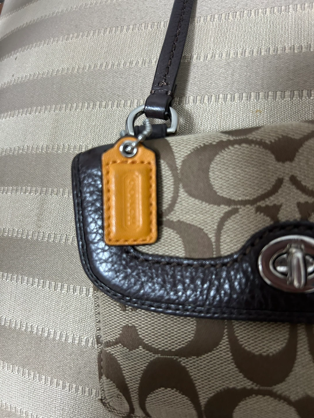 Coach Signature C Monogram Wristlet Wallet - photo 2