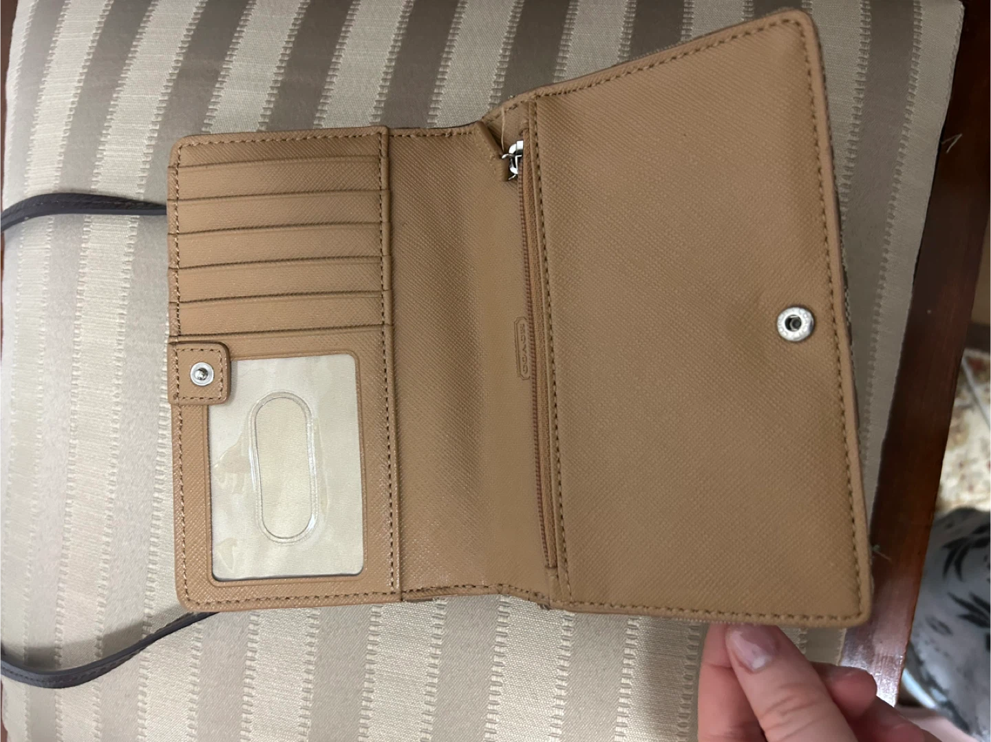 Coach Signature C Monogram Wristlet Wallet - photo 3
