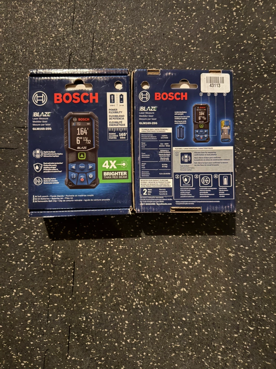 Bosch Blaze GLM165-25G Laser Measure