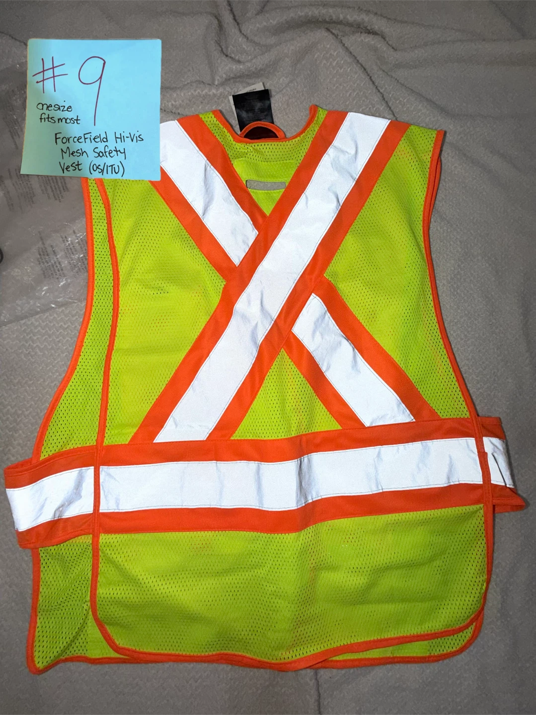 Forcefield Hi-Vis Mesh Safety Vest OS/TU - photo 3