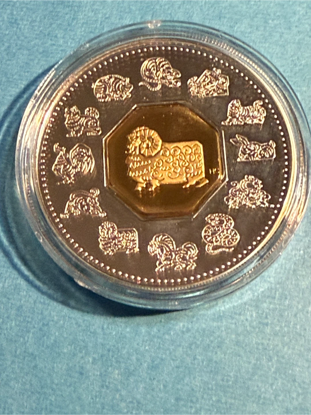 2003 Canada Lunar Coin - Year of the Ram - photo 5