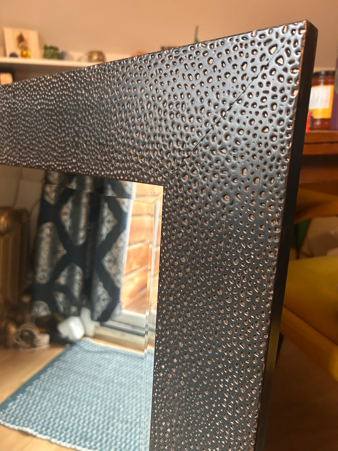 Textured Frame Mirror - photo 2