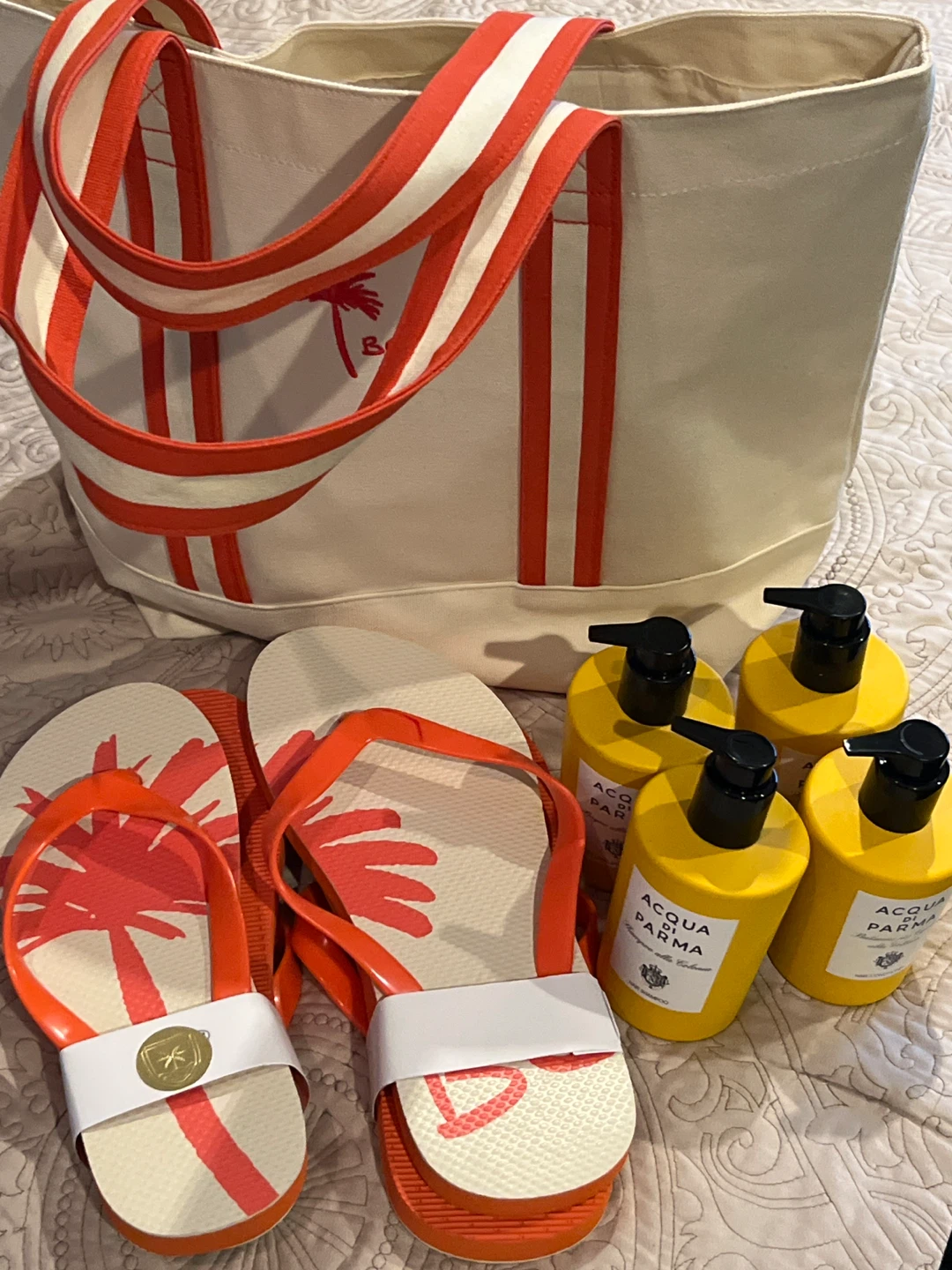 Acqua di Parma Beach Set with Tote and Flip Flops - photo 5