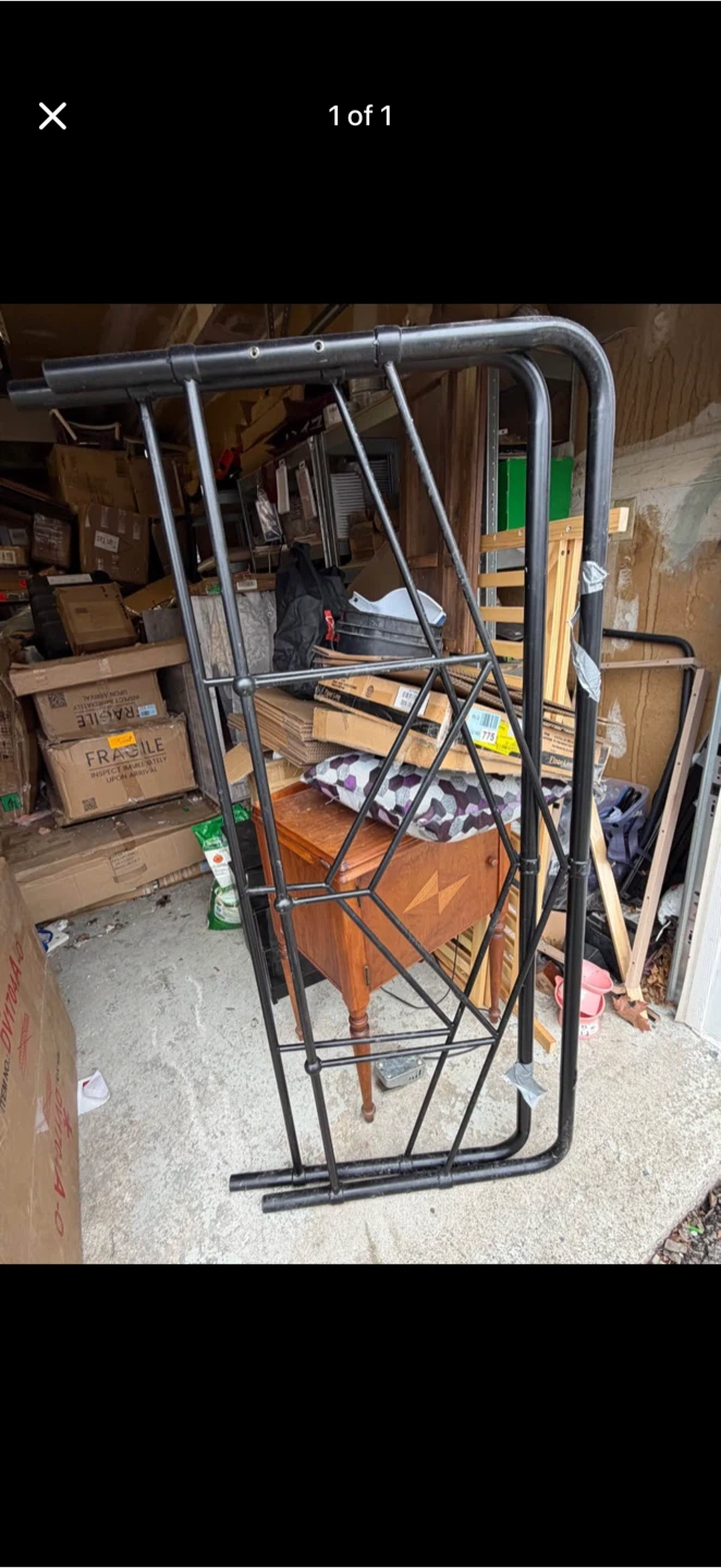 Black Metal Bed Frame