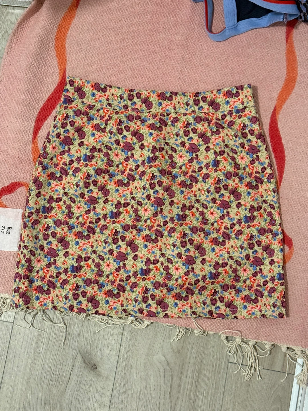 Floral Mini Skirt