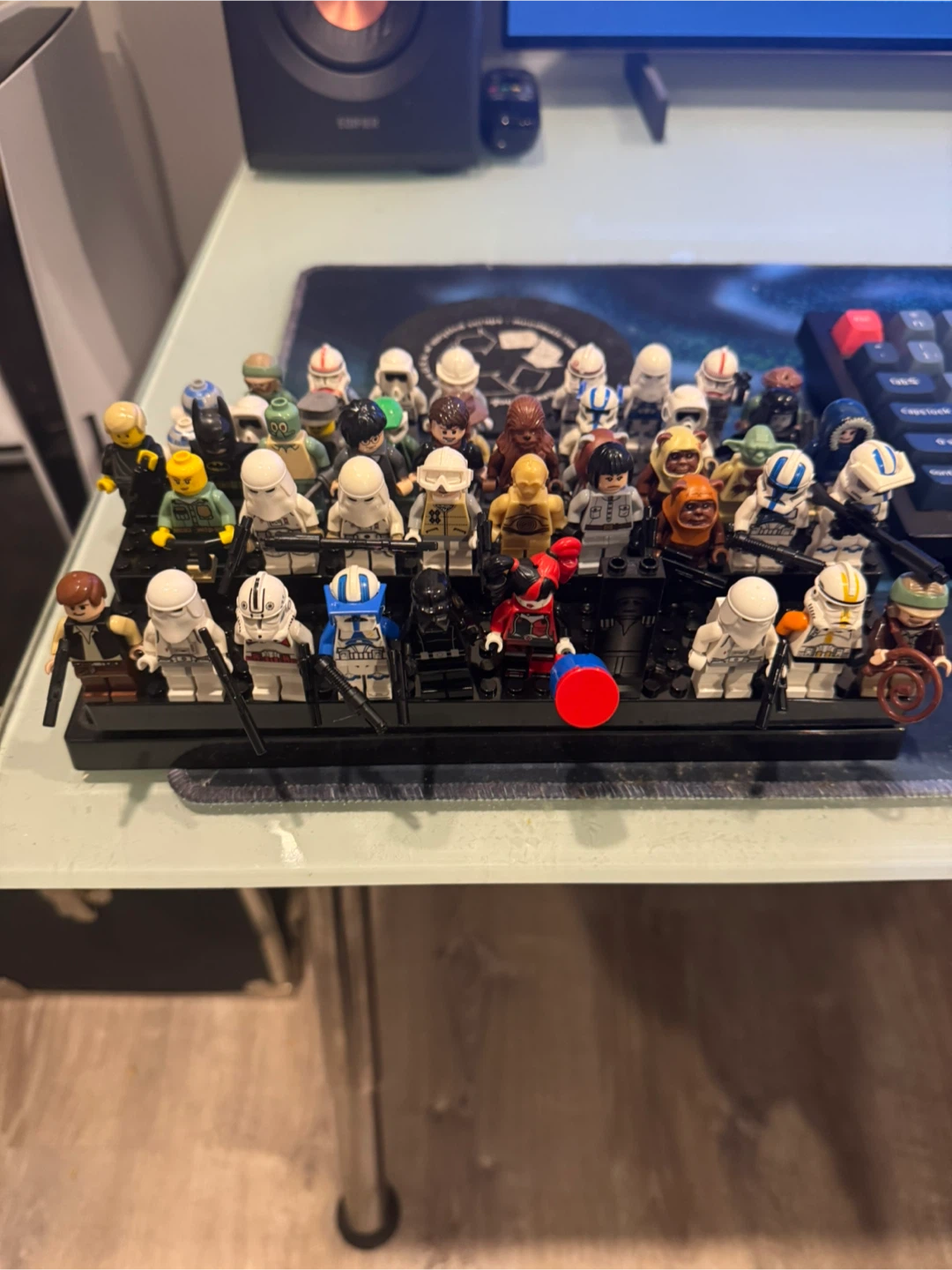 Lego mini figure lot + extras