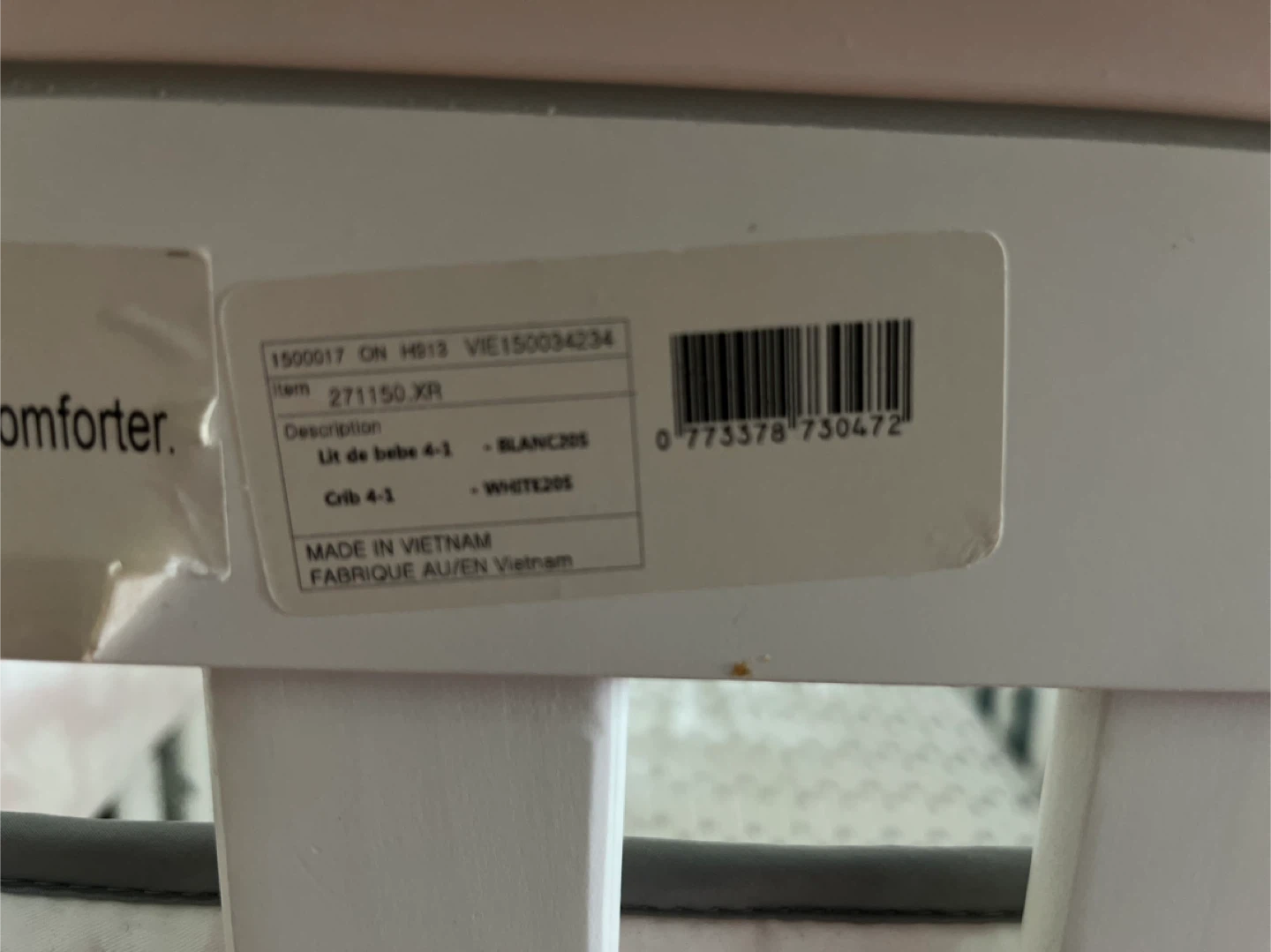 Baby Crib - photo 4