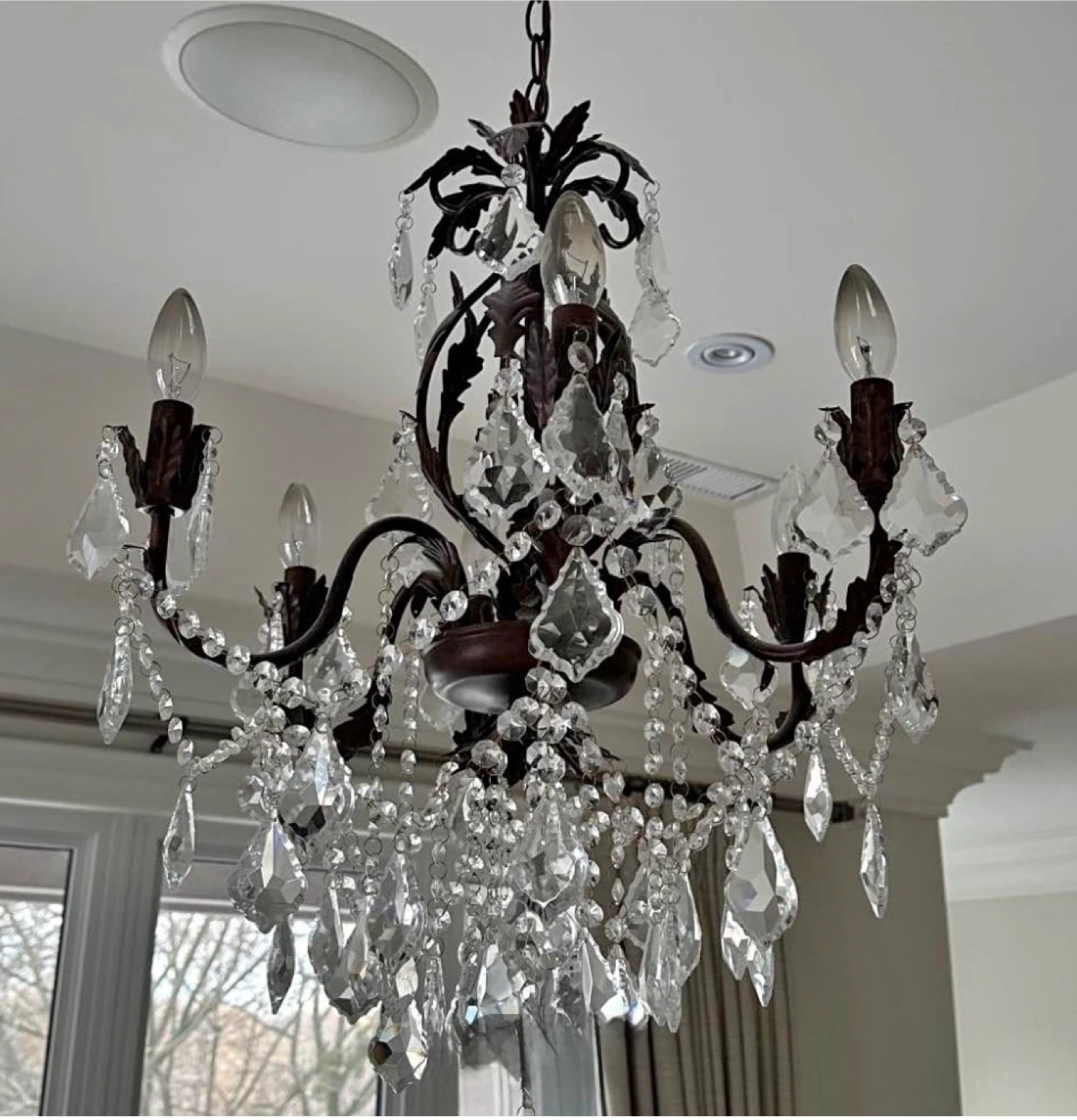 2 matching Crystal Chandeliers - photo 3