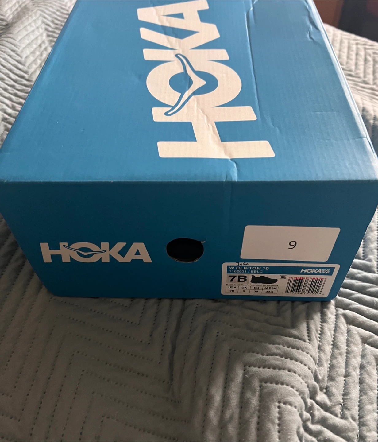 Hoka Clifton 10 Black Running Shoes Women’s Size 7 - photo 5