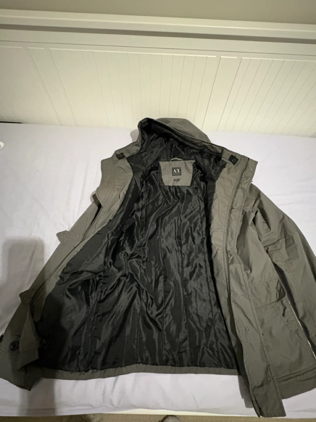 Armani Exchange Men's Grey Parka Jacket - photo 2