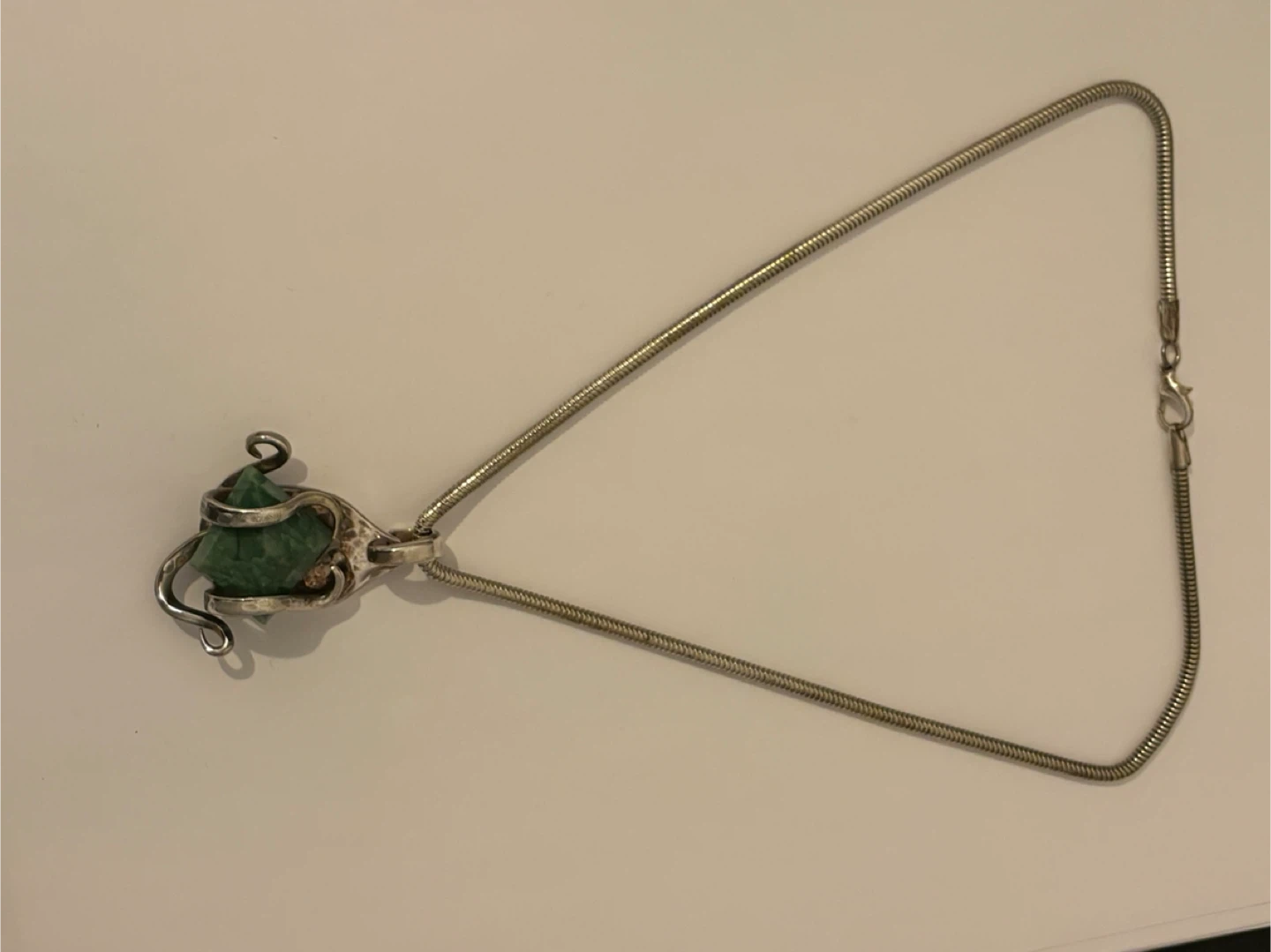 Handmade Silver Pendant Necklace