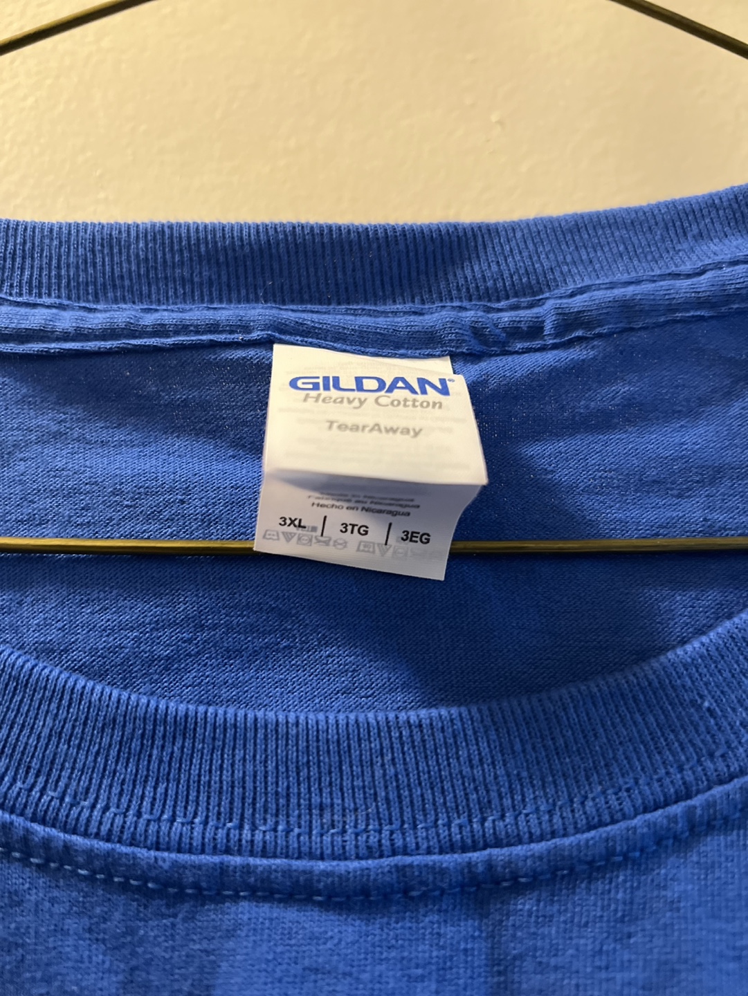 New-Gildan "Vintage 1961" T-Shirt - 3XL Blue - photo 2