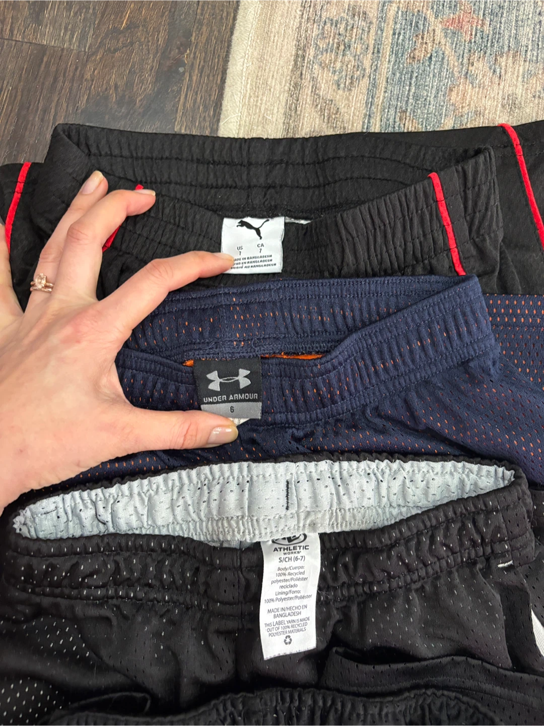 Boys size small (6/7) athletic shorts bundle