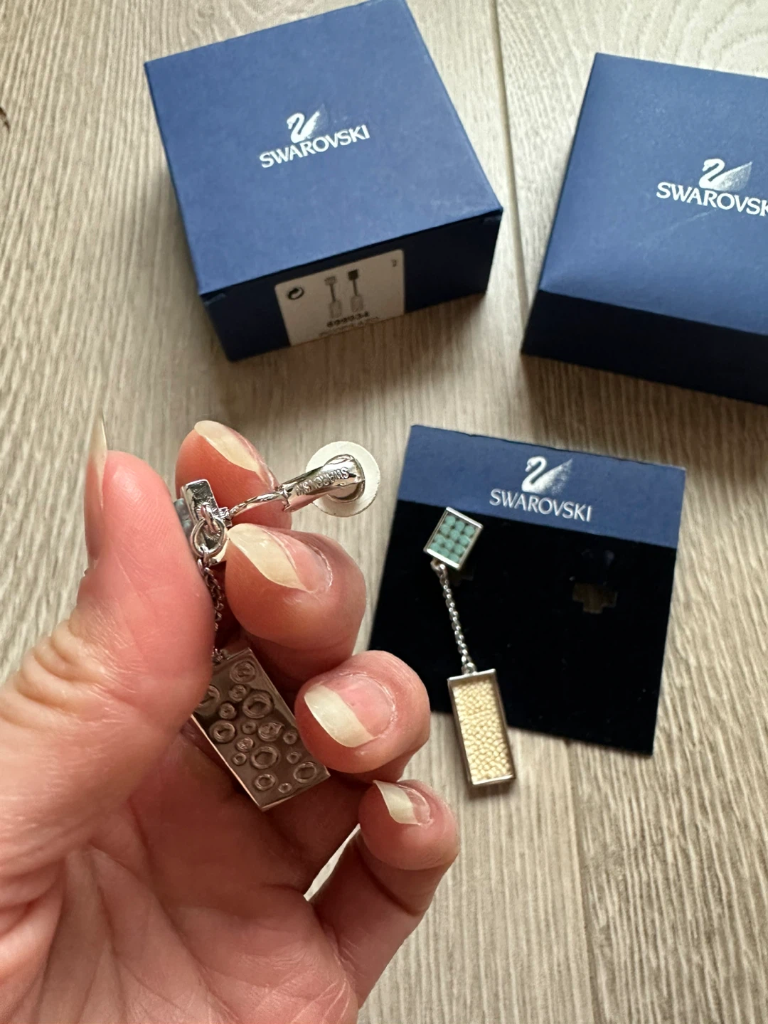 Rare & Vintage Swarovski Clip-on Drop Earrings - photo 3