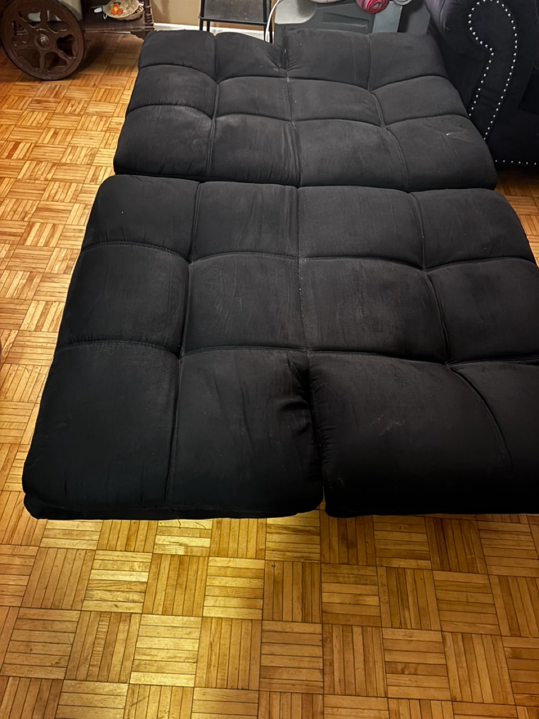 Black Futon Sofa Bed - photo 3