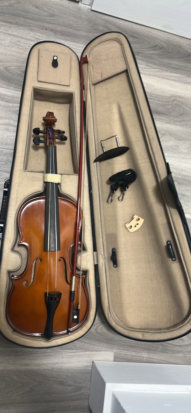 Violin with Case and Accessories