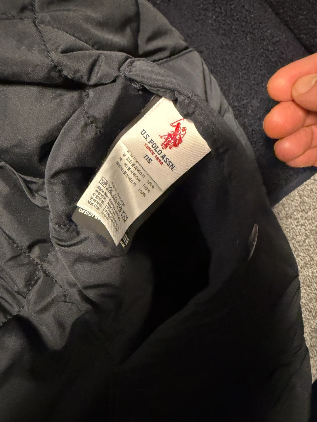 U.S. Polo Assn. Quilted Jacket Size XL - photo 5