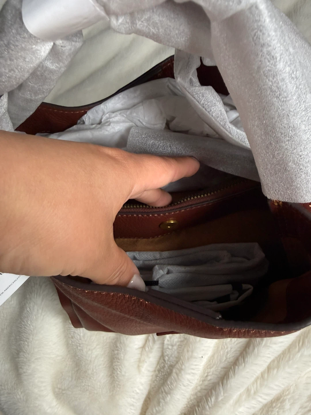 American Leather Co. Satchel Bag - Brown - photo 4