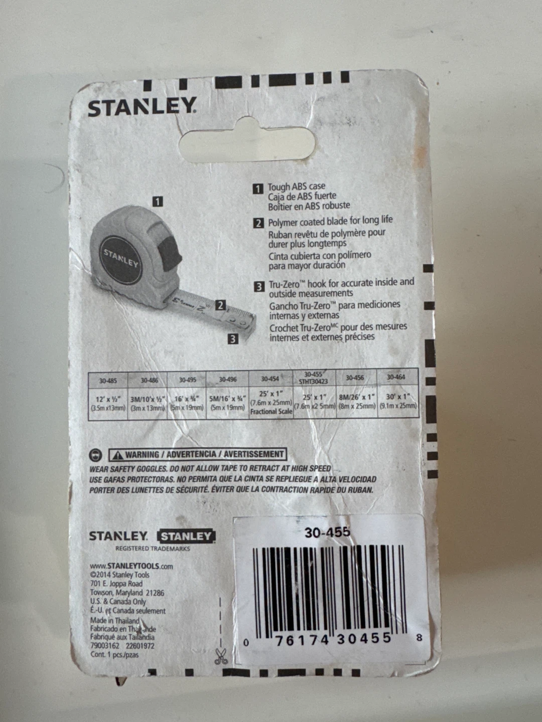 Stanley 25ft Tape Measure - photo 3