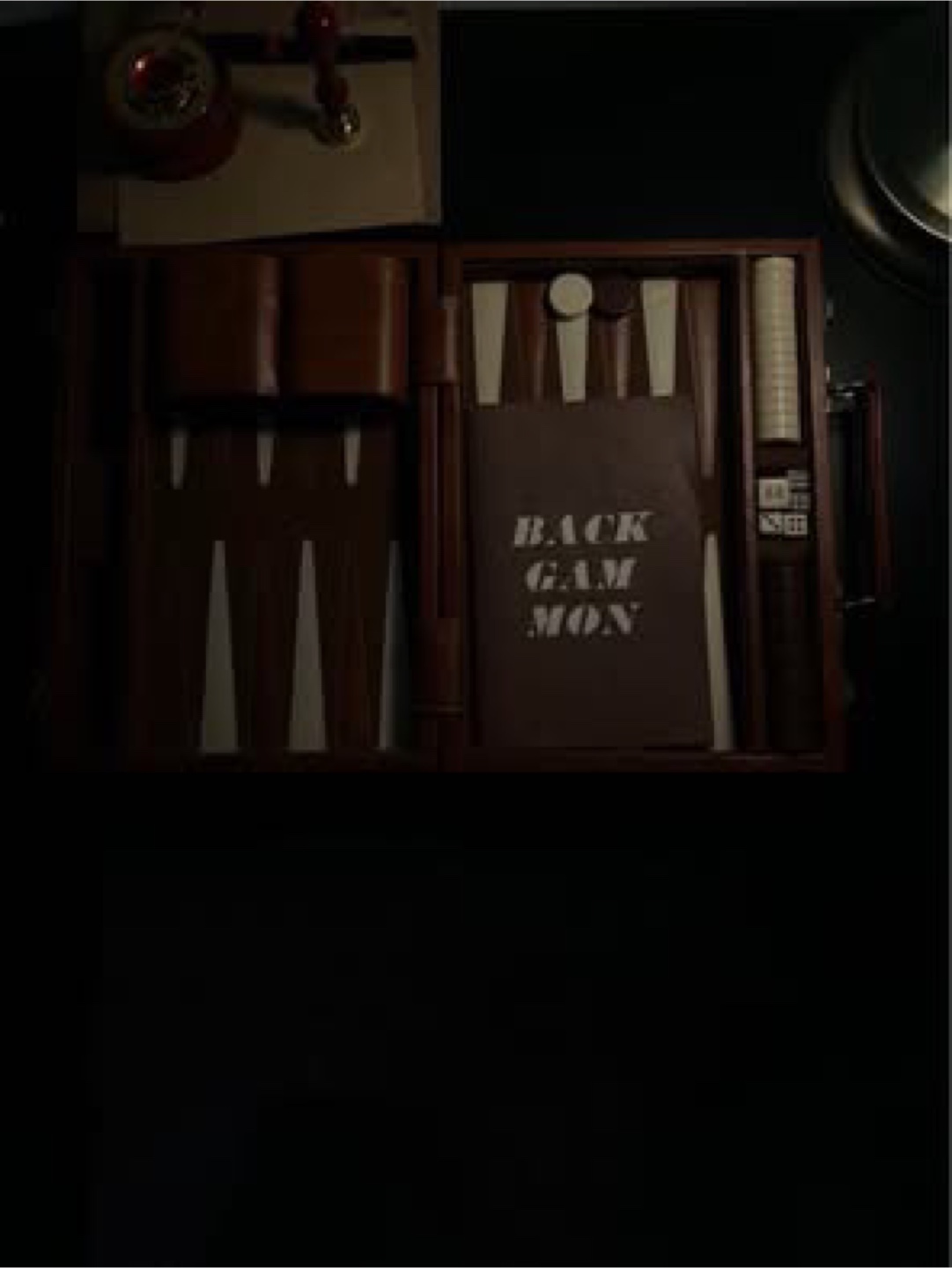 Leather Backgammon Set