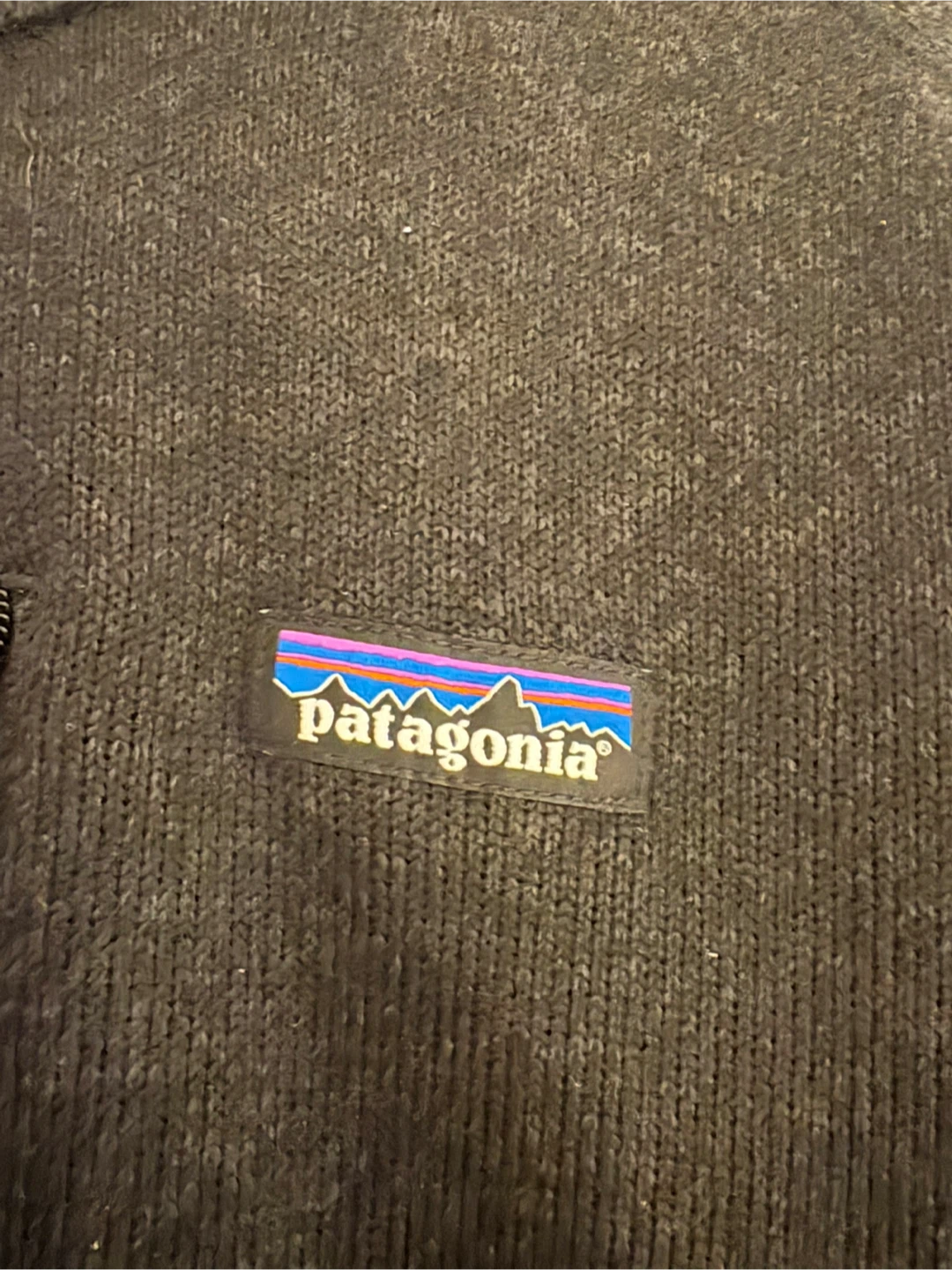Patagonia Fleece Pullover - Black - Size L - photo 2
