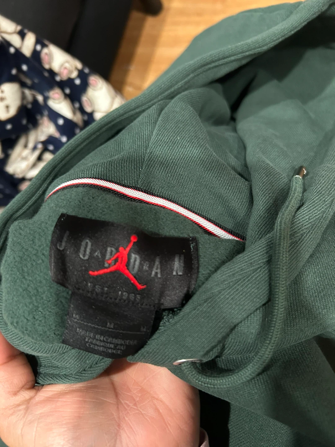Jordan Green Hoodie and Sweatpants Set - Size Medium - photo 5