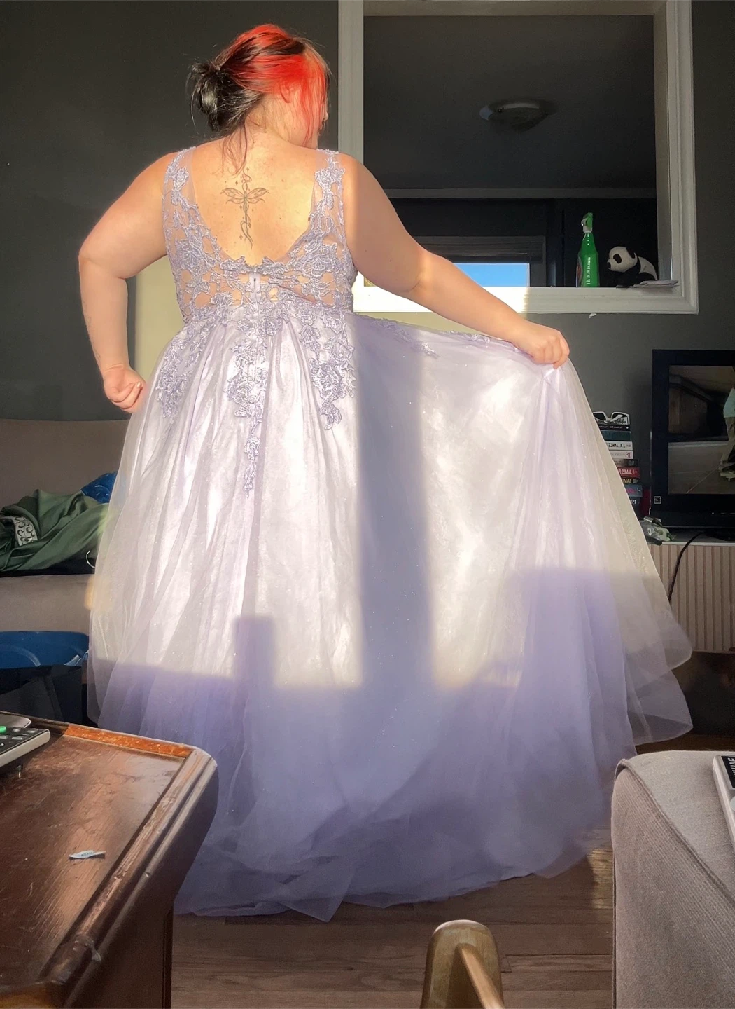 Fiesta Fashion Lilac Lace Ballgown - Size XXL - photo 2