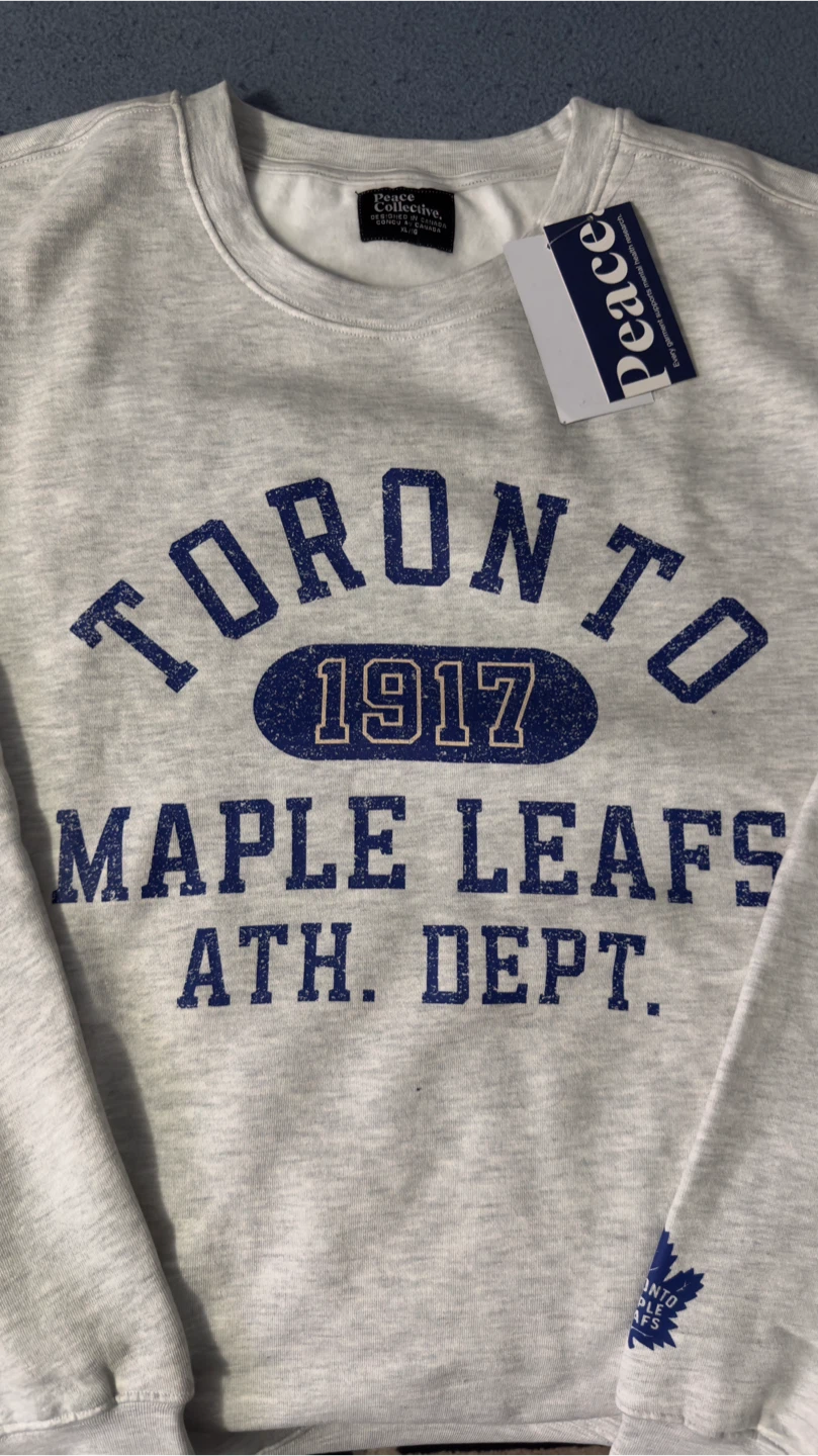 Peace Collective Toronto Maple Leafs Ath. Dept. Sweatshirt XL