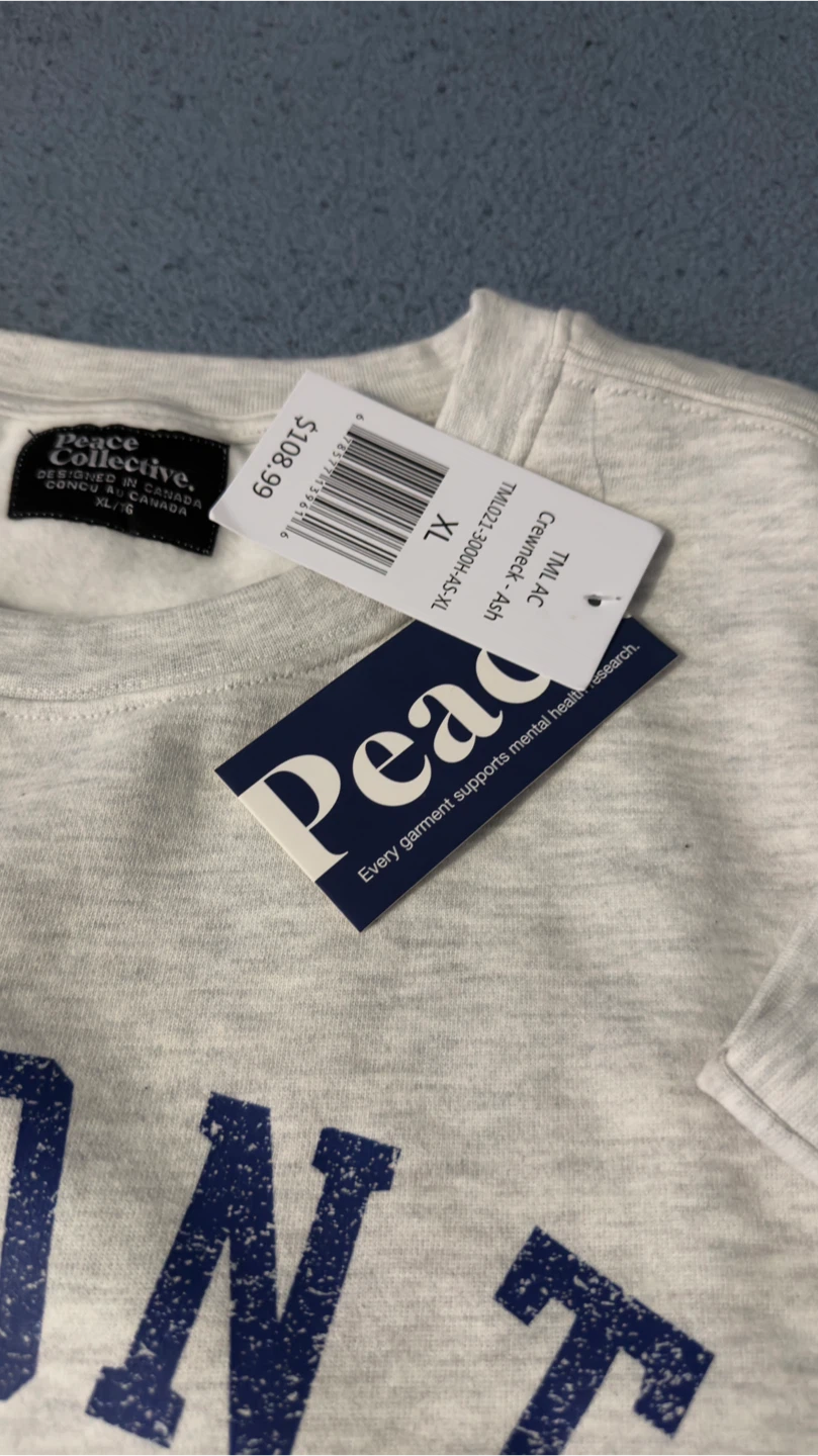 Peace Collective Toronto Maple Leafs Ath. Dept. Sweatshirt XL - photo 4