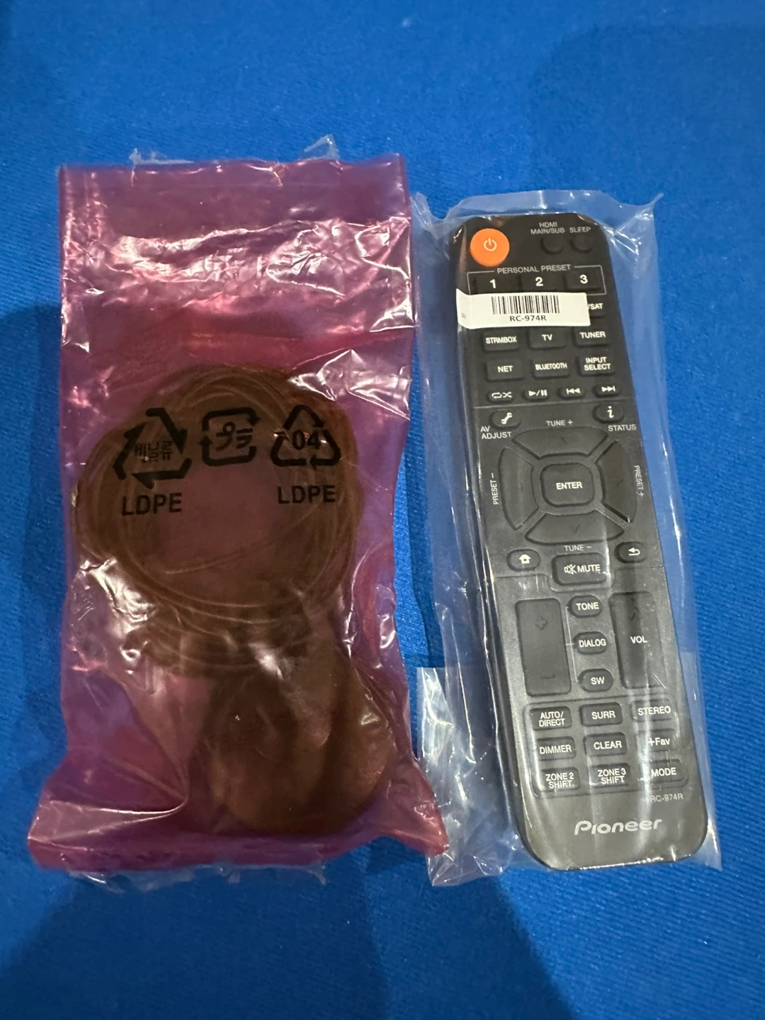 Pioneer or Onkyo Remote,Micorophone/Dirac live & Am/FM antenna