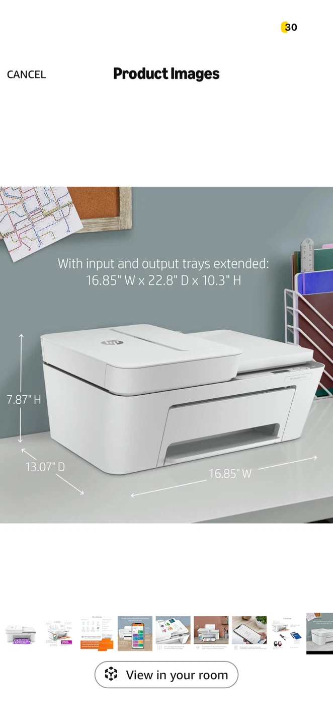 HP 4155e All-in-One Wireless Colour Printer - photo 4