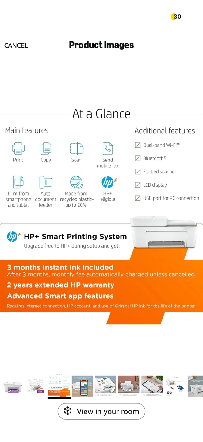 HP 4155e All-in-One Wireless Colour Printer - photo 3