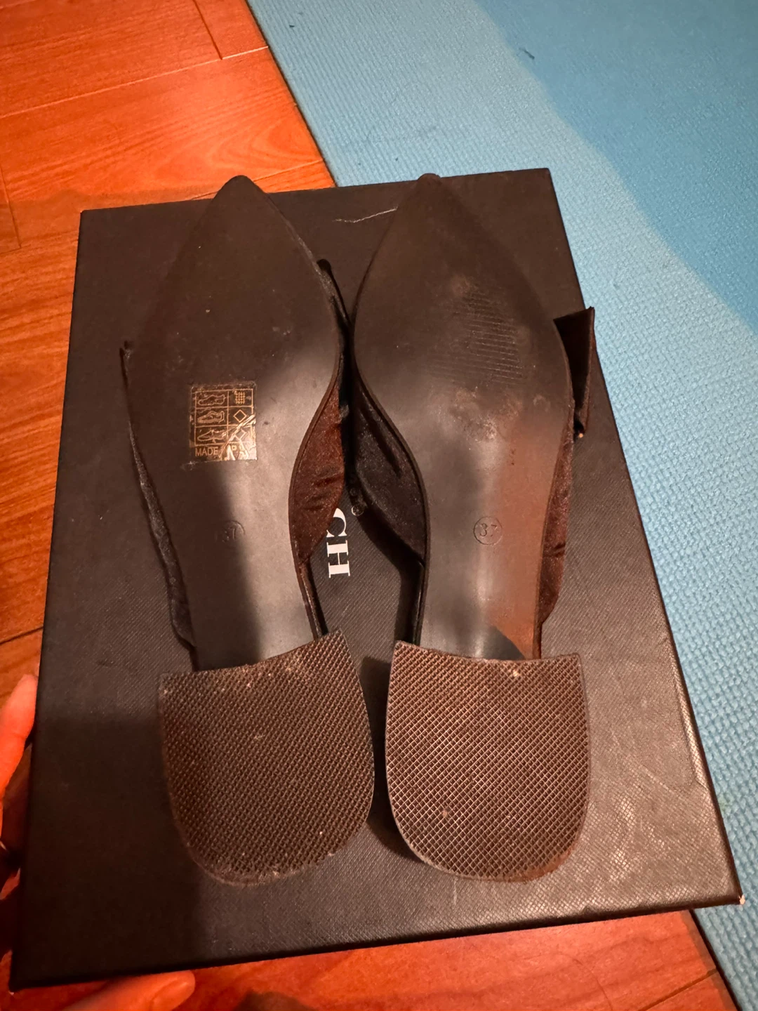 MALIEN Black Bow Mules Women's Shoes - photo 2