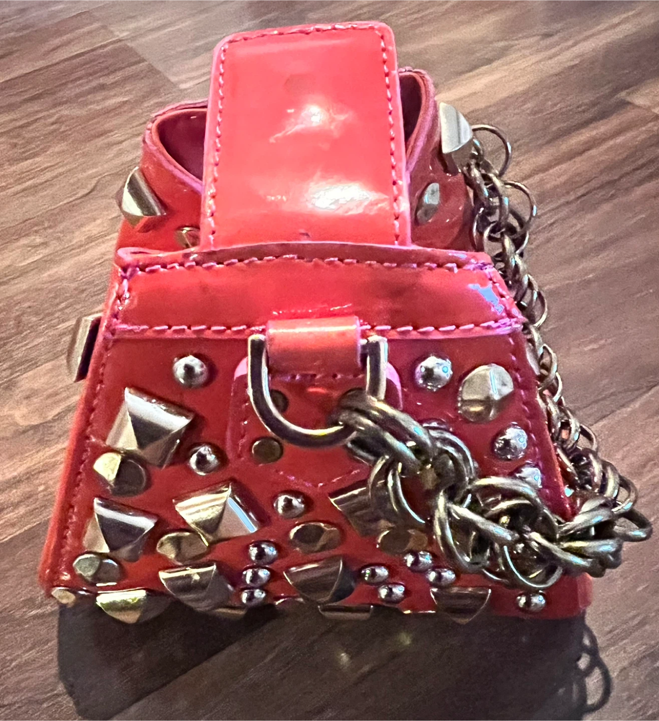 Versace and H n M Studded Mini Bag with Chain Strap