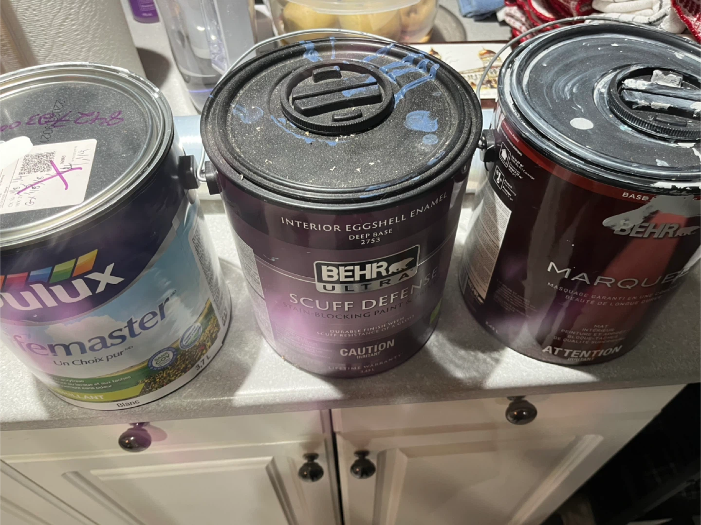 3 Cans of Behr & Dulux Interior Paint - photo 2