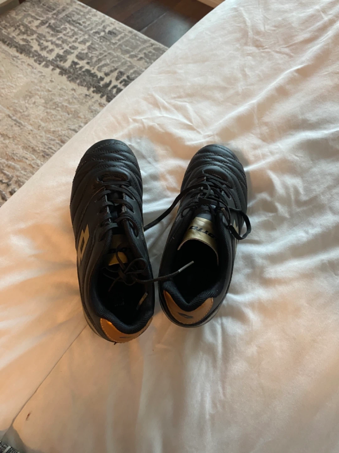 Lotto Soccer Cleats - Black and Gold - photo 3